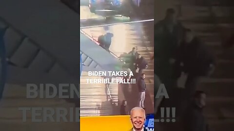 BIDEN TAKES A TERRIBLE FALL!!!