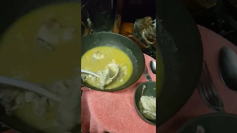 Chicken wing soup , Man cave style :)