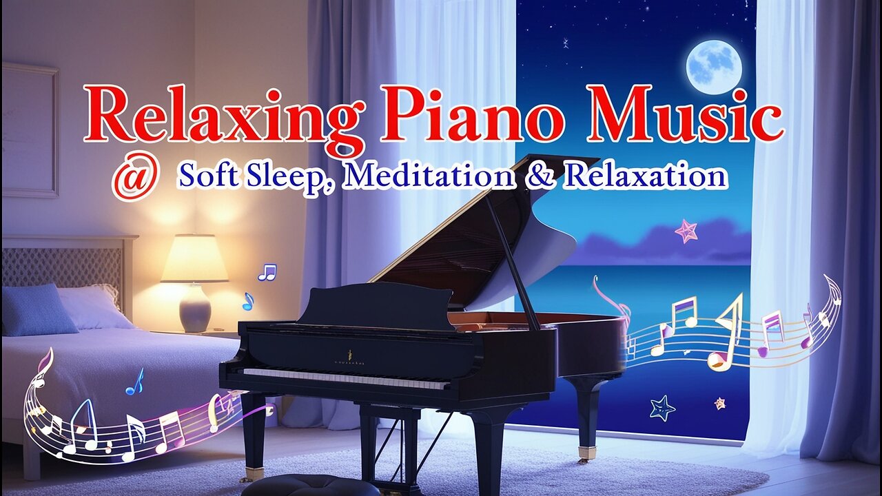 🎹 Relaxing Piano Music | Soft Sleep, Meditation & Relaxation 🌙