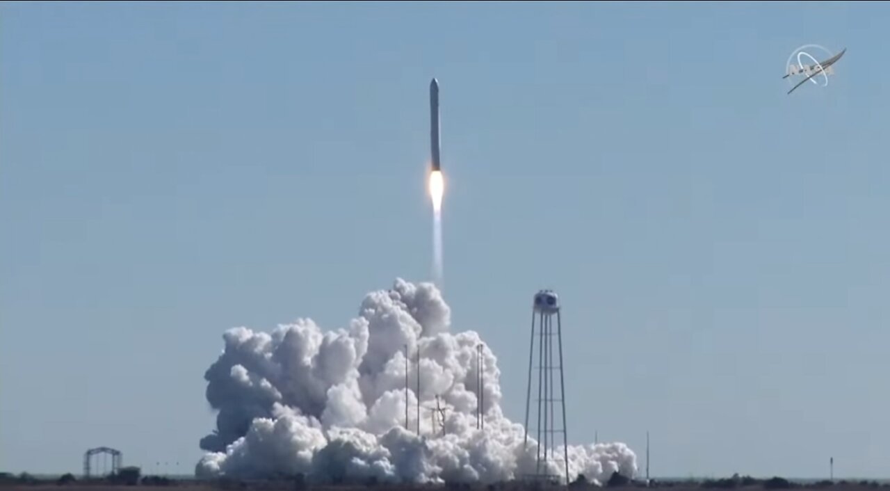 liftoff! S.S. Piers Sellers Cygnus Capsule Launch to the International Space Station