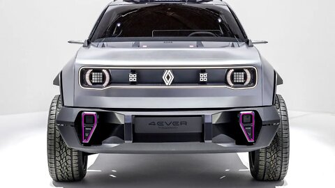 The New RENAULT 4 (2025) Renault '4EVER Trophy' Concept