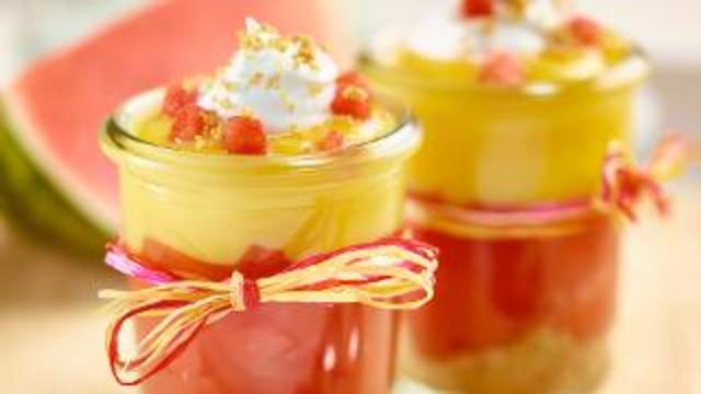 Watermelon Lemonade Cream Pie Shooter
