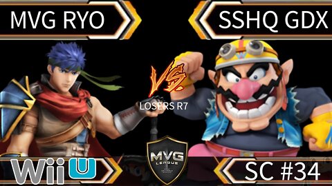 MVG Ryo (Ike) vs SSHQ GDX (Diddy Kong & Wario) - SSB4 Losers R7 - Smash Wii U