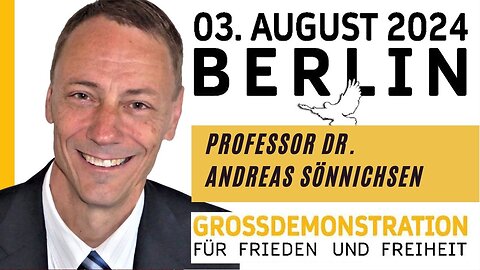 Kriegsgefahr und Propaganda: Professor Sönnichsen appelliert für Frieden