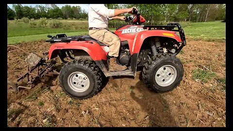 Vintage Chisel Plow on ATV 5.13.2023