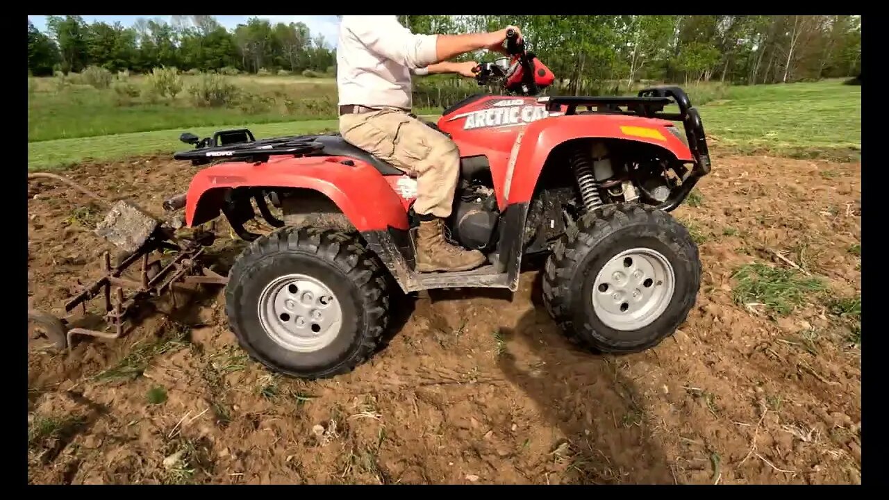 Vintage Chisel Plow on ATV 5.13.2023