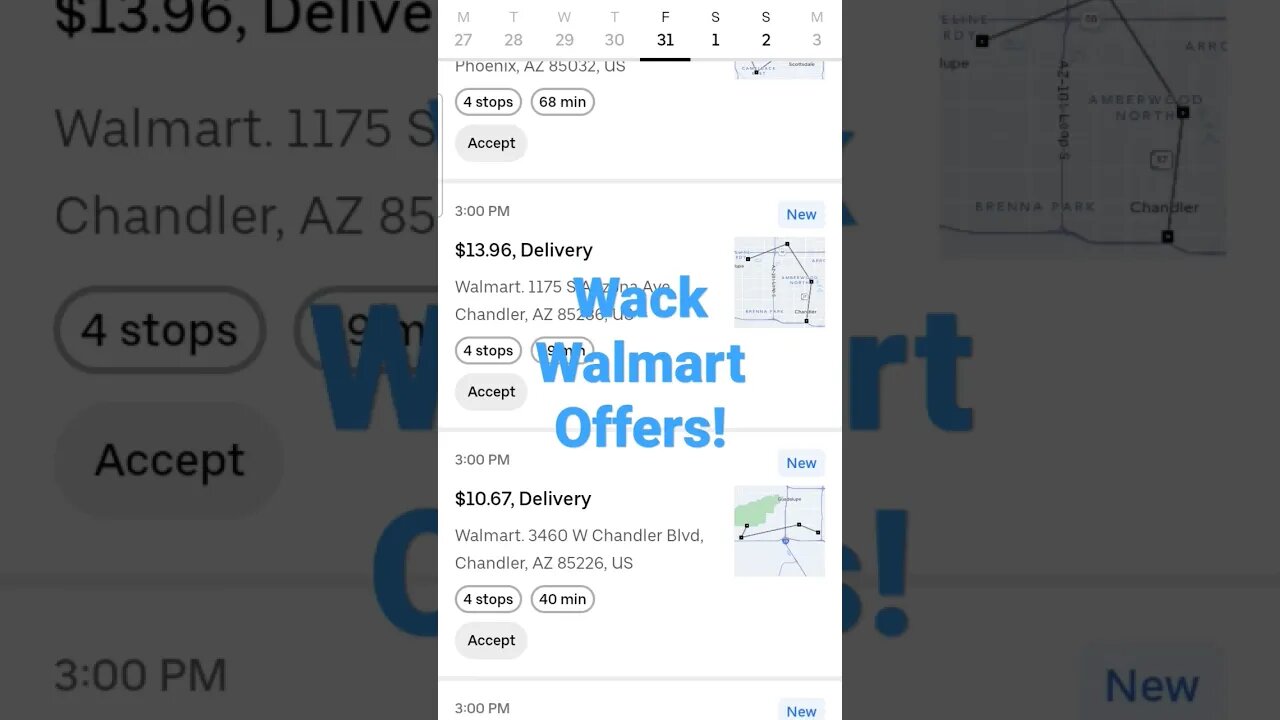 Wack 🤮 Walmart Offers For Uber Delivery 🚘 #Uber #Walmart #Delivery #ubereatspromocode