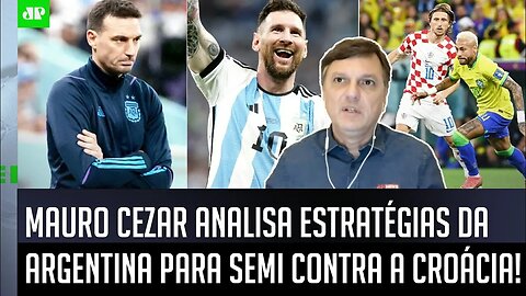 "É BEM DIFERENTE do que aconteceu com o Brasil! A Argentina..." Mauro Cezar PROJETA SEMI com Croácia