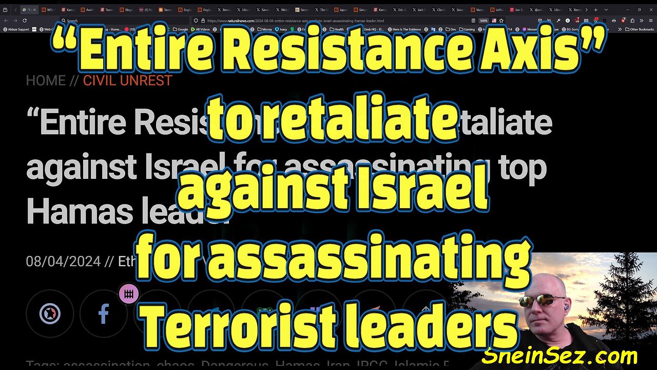 “Entire Resistance Axis” to retaliate against Israel for assassinating Terrorist leaders-613