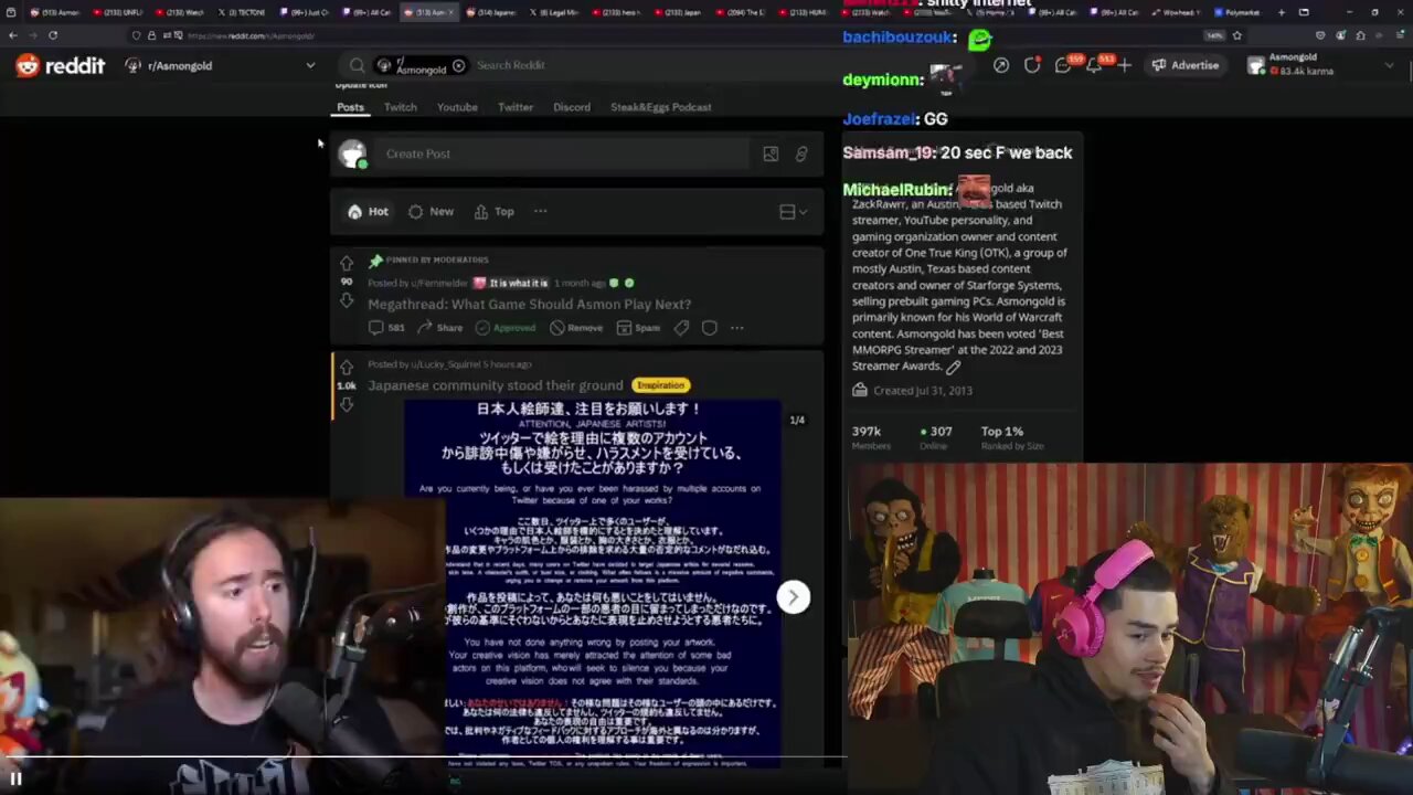 Sneako GOES OFF on Asmongold for his comments on the Gaza genocide