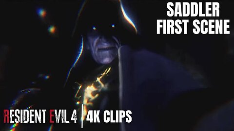First Scene With Saddler | Resident Evil 4 Remake 4K Clips