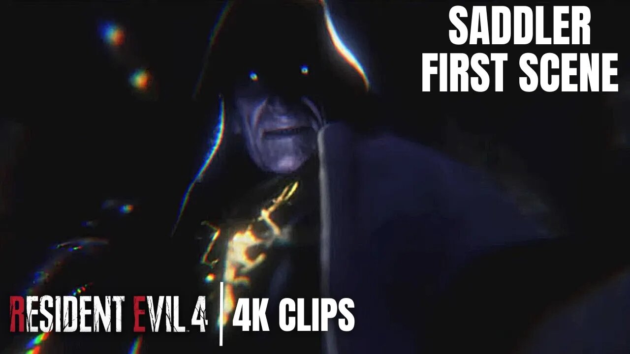 First Scene With Saddler | Resident Evil 4 Remake 4K Clips
