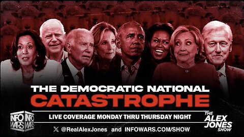 Day Two Coverage Of The DNC In Chicago With Alex Jones The Obamas Crawl Out Of The Shadows To Speak