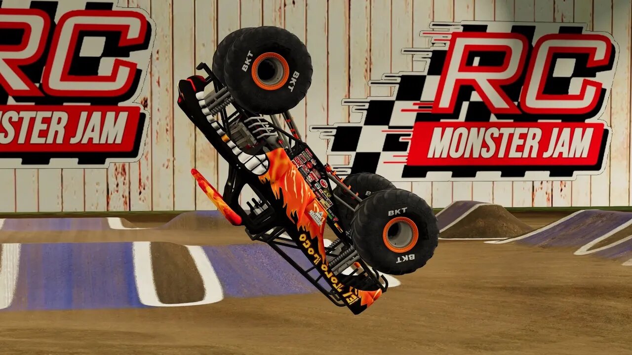 24 Truck Monster Jam Backyard Freestyle - BeamNG.Drive