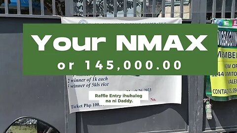 HINULOG NA SA TAMBIOLO ANG INYONG NMAX RAFFLE TICKETS