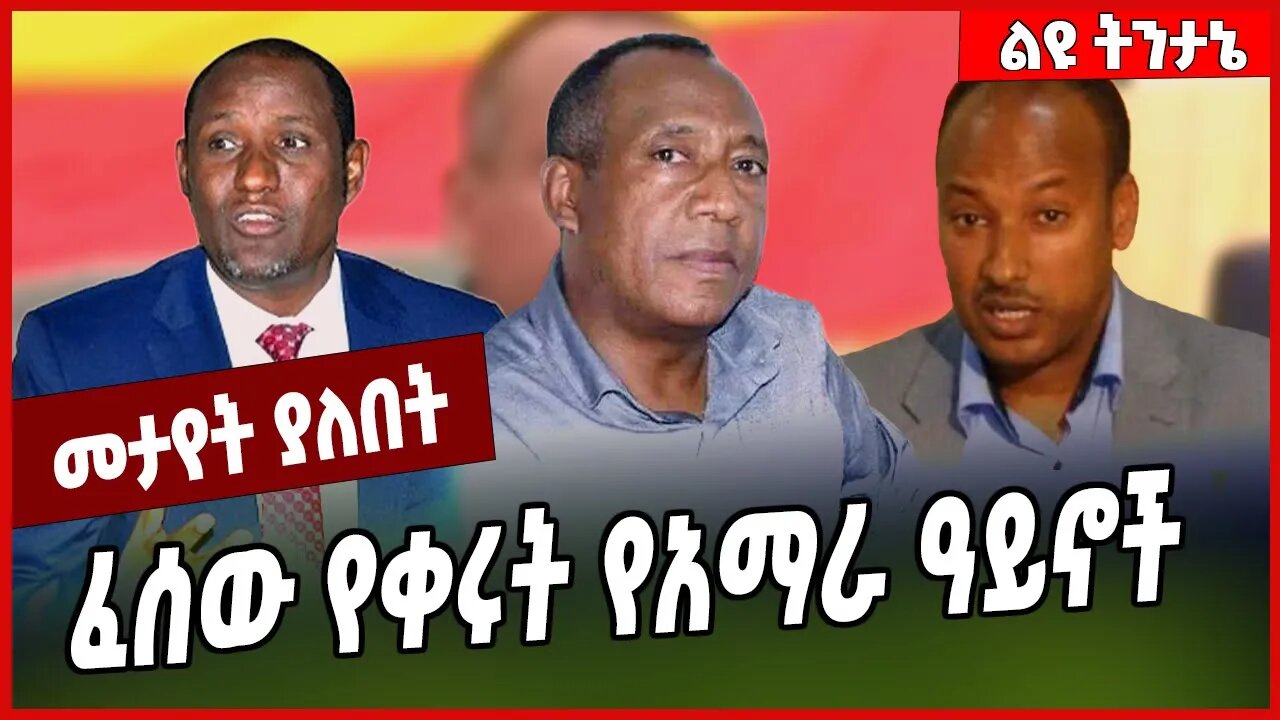 ፈሰው የቀሩት የአማራ ዓይኖች... Asaminew Tsige | Ambachew Mekonnen | Amhara #Ethionews#zena#Ethiopia