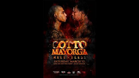 Miguel Cotto vs Ricardo Mayorga Mar 12 2011 MGM Grand Garden Arena, Las Vegas