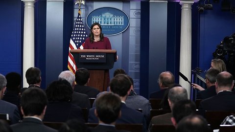 Sarah Sanders Takes Questions On Russia Charges, Florida Shooting