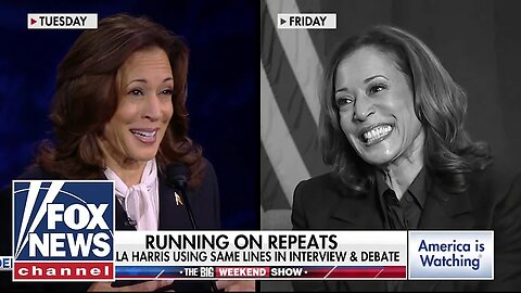 WATCH: Kamala Harris uses strikingly similar language in interview and debate