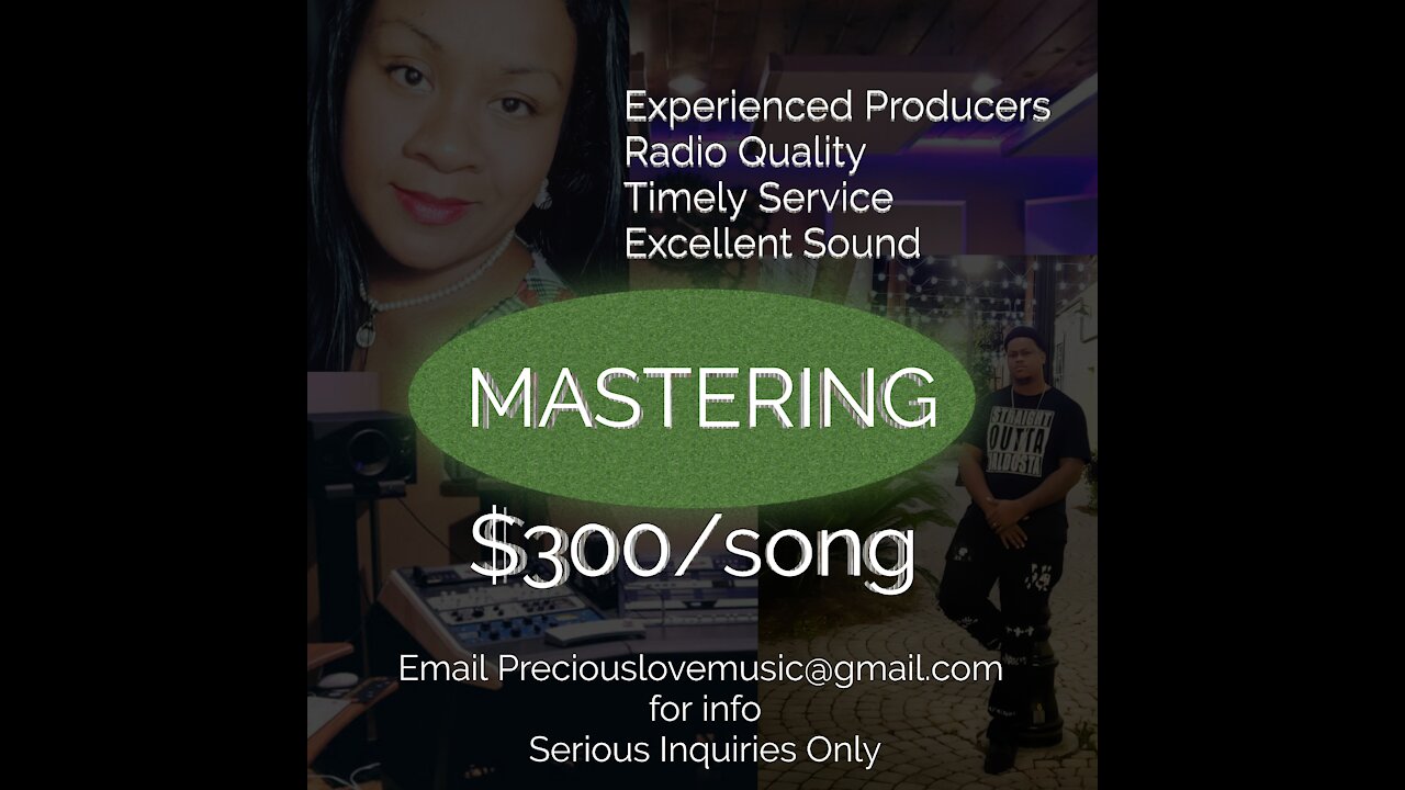 Contact me for Audio engineering- Precious Love