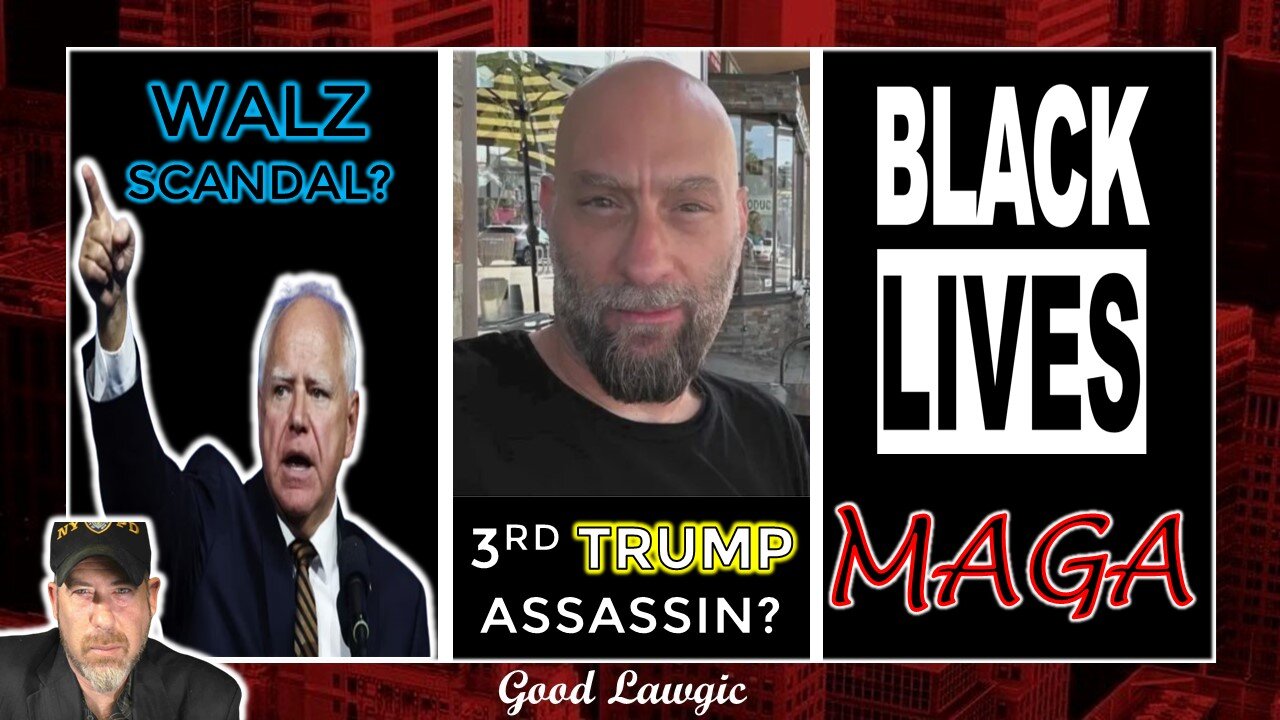Viewers' Discretion: 3rd ASSASSINATION Attempt?; Did Walz PREY On Kids?; Blacks Turn On Obama