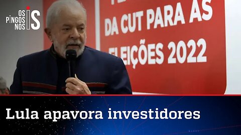 Vitória de Lula na eleição causa pânico e queda na Bolsa de SP