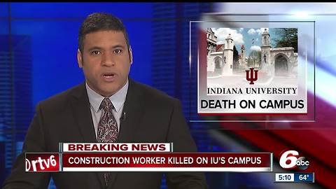 Construction worker killed in accident while working on renovation of Swain Hall on IU's campus