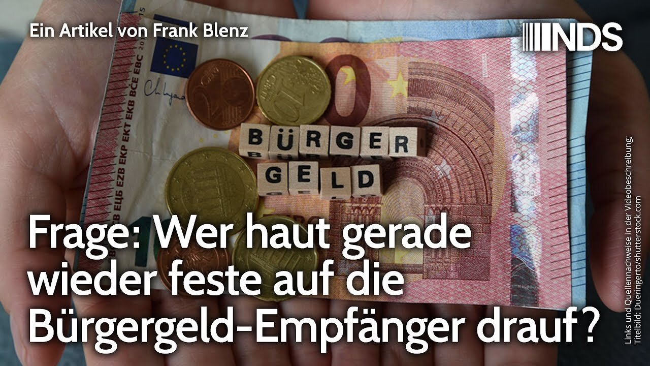 Frage: Wer haut gerade wieder feste auf die Bürgergeld-Empfänger drauf?Frank Blenz@NDS🙈
