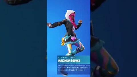 Fortnite Maximum Bounce Emote