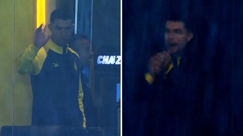 Cristiano Ronaldo watches new team Al Nassr beat Al Taee 2-0 | Highlights