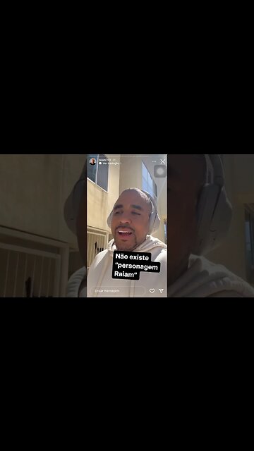 Raiam não é um personagem | Raiam Santos
