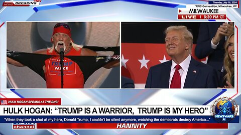 HULK HOGAN BRINGS THE HOUSE DOWN AT RNC!