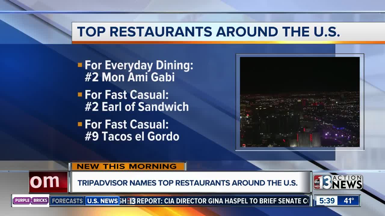 Las Vegas restaurants make TripAdvisor list
