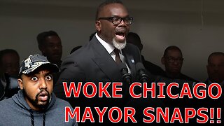 WOKE Chicago Mayor MELTS DOWN SPAMMING RACE CARD As Reporter Confronts Him On School Board QUITTING!