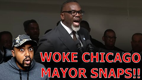 WOKE Chicago Mayor MELTS DOWN SPAMMING RACE CARD As Reporter Confronts Him On School Board QUITTING!