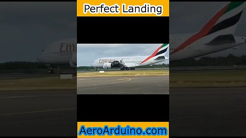Amazing #Pilot A380 Perfect Landing #Flying #Aviation #AeroArduino