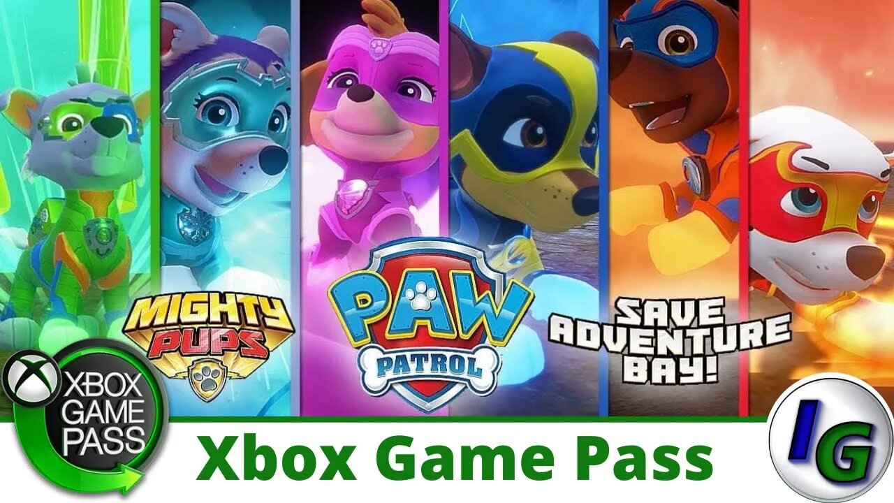 PAW Patrol: Mighty Pups Save Adventure Bay Gameplay on Xbox Game Pass