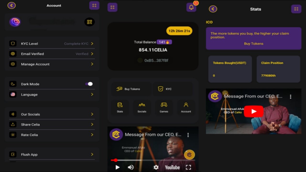 CELIA | How To Connect Trust Wallet | New Celia Mini Bot On Telegram | Celia Exchange Launching