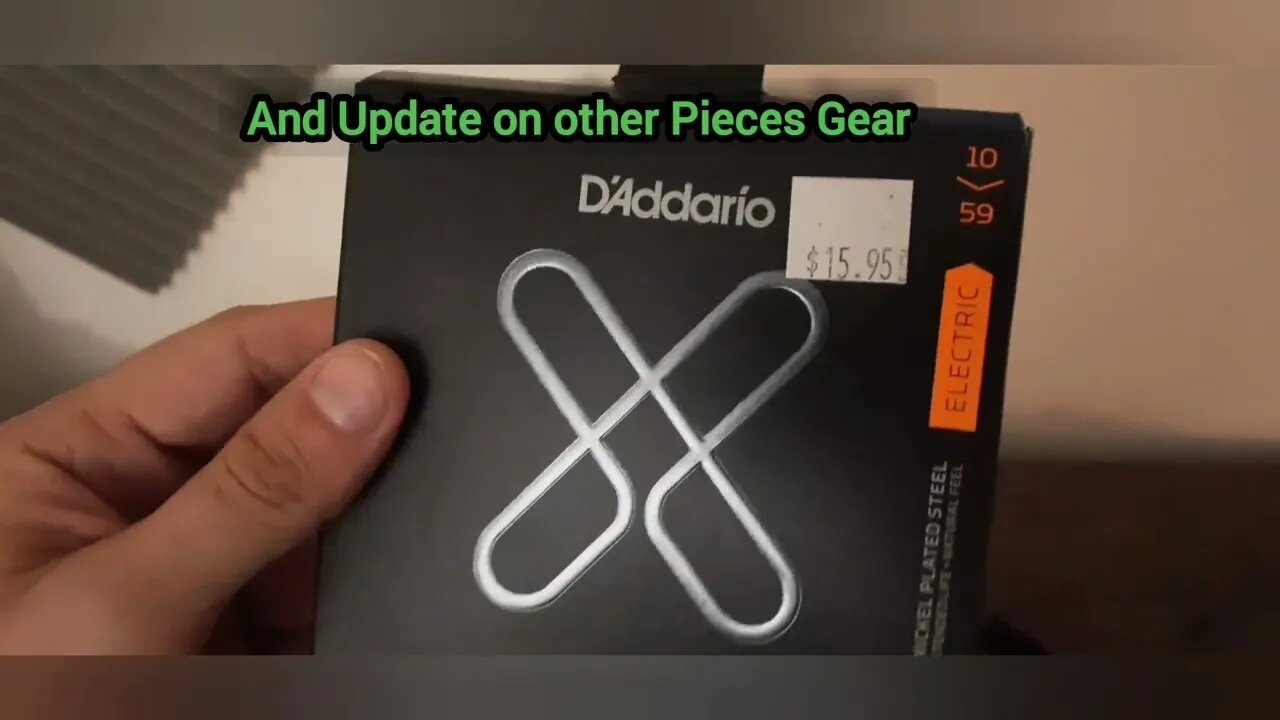 PT.1) Trying Out D'Addario XT 10-59, Updating on Gear.