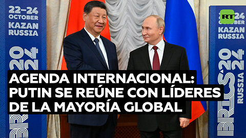 Putin y líderes mundiales discuten agenda mundial en sus reuniones