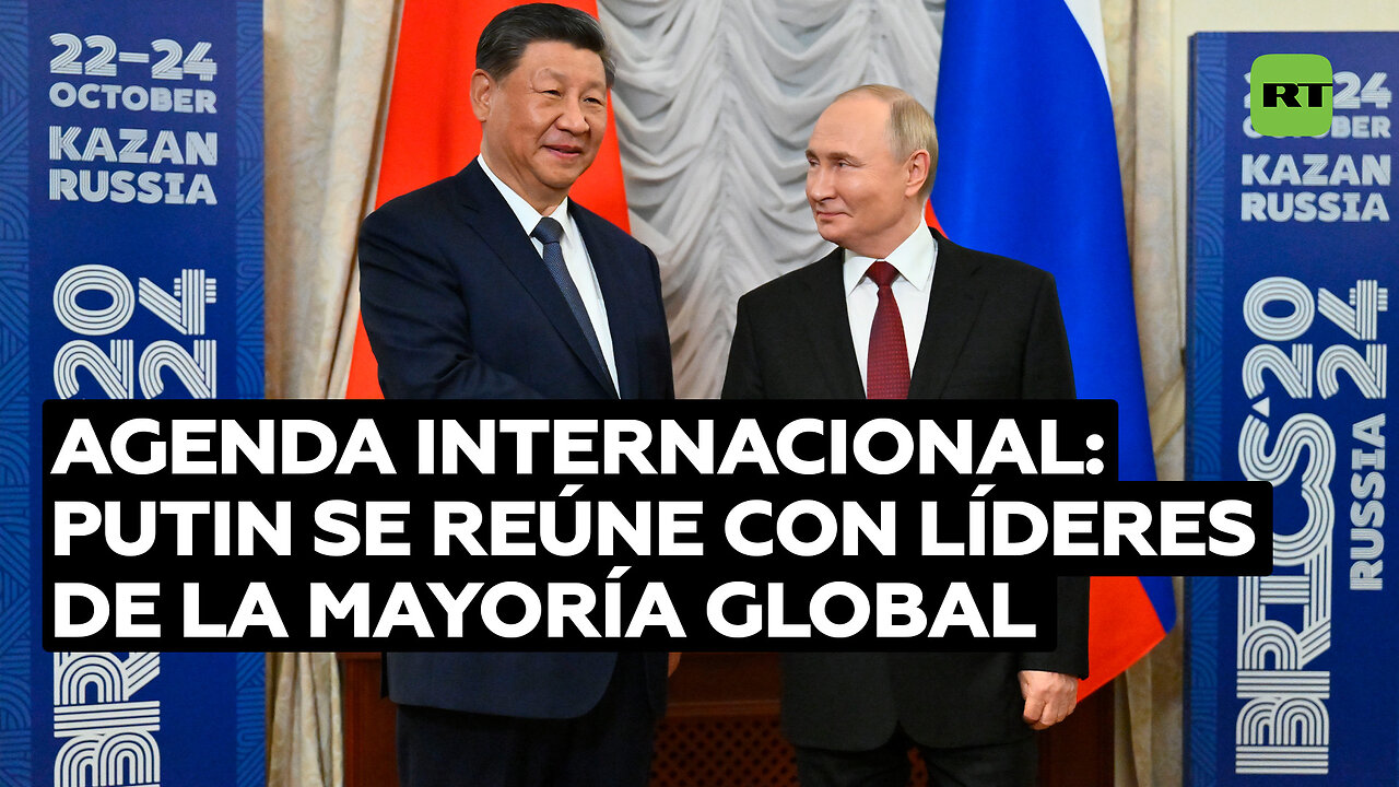 Putin y líderes mundiales discuten agenda mundial en sus reuniones