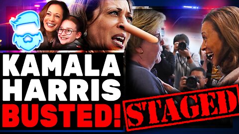 Kamala Harris CAUGHT STAGING Event BACKFIRES Hilariously! Liberals PANIC Over Sinking Polls & Debate