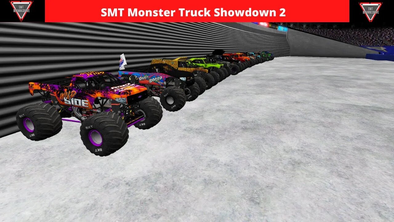 SMT Monster Truck Showdown Episode 2 BeamNG.Drive Monster Jam #BeamNGDriveMonsterJam