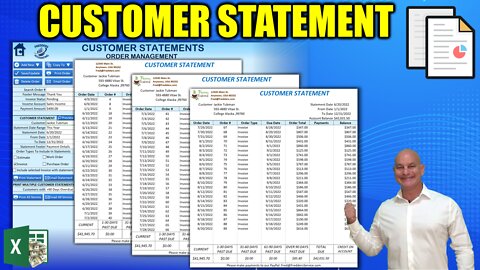 How To Create A 1-Click Customer Statement In Excel [Masterclass + Free Download]