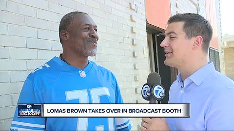 Lomas Brown takes over in the broadcast booth