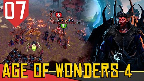 ENORME BATALHA - Age of Wonders 4 Valley of Wonders #07 [Gameplay PT-BR]
