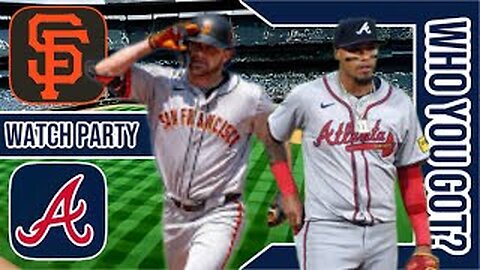 San Francisco Giants vs Atlanta Braves | Live Play by Play & Reaction Stream 3D Sim | MLB 2024 gm 83
