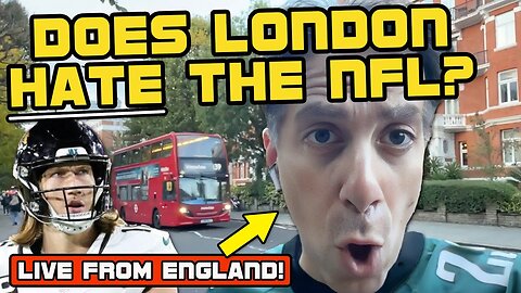 Tony goes to London to see if England HATES the NFL for Jaguars-Bears game | Fusco Show Sports