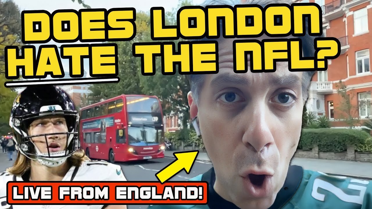 Tony goes to London to see if England HATES the NFL for Jaguars-Bears game | Fusco Show Sports