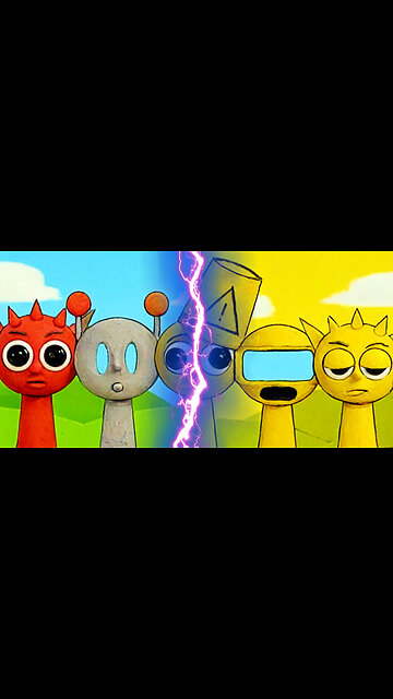 Sprunki Version Mostard Remix But I Ruined It [MiX Mod] 💙💛 #funny #memes #animation #sprunki #meme